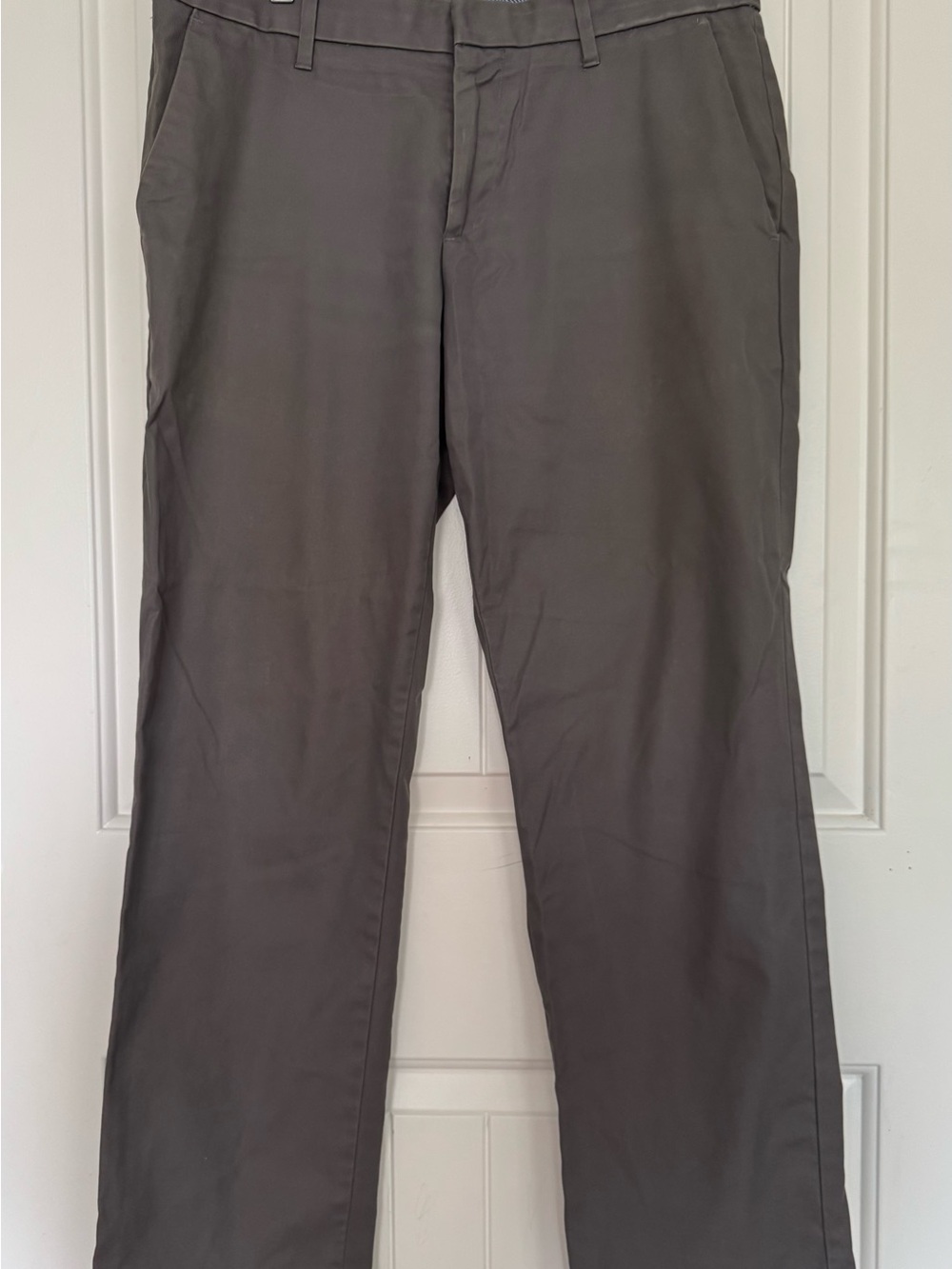 GAP Men's Straight Chinos - Charcoal Gray